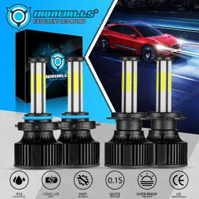 Chu-a9-02201544024 Ironwalls For Mitsubishi Outlander 2014-2025 6side White 6000k Led Headlight High Low Beam Chu-a9-02201544024 Ironwalls For Mitsubishi Outlander 2014-2025 6side White 6000k Led Headlight High Low Beam