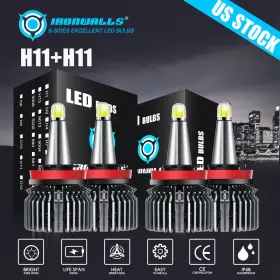 Smafay-001535 Ironwalls For Chevy Impala 2006-2013 8-sides Combo 6500k Led Headlights High Low Beam 4x Smafay-001535 Ironwalls For Chevy Impala 2006-2013 8-sides Combo 6500k Led Headlights High Low Beam 4x