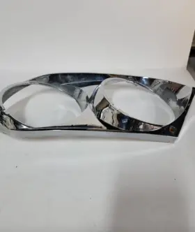 11224 Jaguar 1982-1991 Xjs Front Twin Headlight Chrome Surround 11224 Jaguar 1982-1991 Xjs Front Twin Headlight Chrome Surround