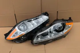 C2d3183 Jaguar 10 11 12 13 14 15 Xj Lh Left Rh Right Headlight Non Afs Xenon Hid Oem