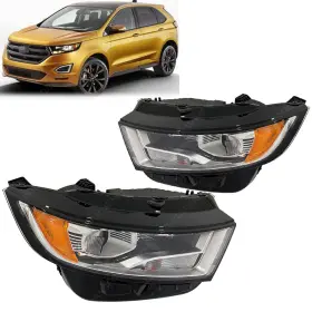Jmfd-05-002-b Jeanuman Factory Style Headlight For 15-18 Ford Edge Se Sel Titanium Projector Head Lamp