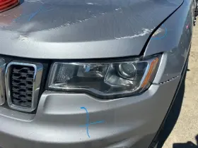 114-03012l Jeep Driver Headlight Halogen Projector Gray Bezel Fits 17-20 Grand Cherokee 2781473