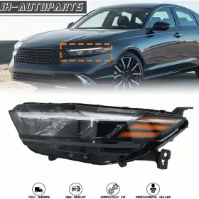 Ho2502213 Jh-autoparts Driver Left Lh Side Led Headlight Headlamp Fit For Honda Accord 2023-2025 Sedan