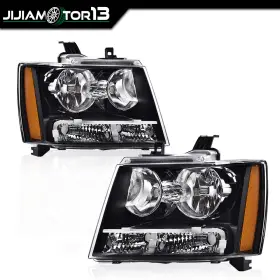 02hla4539 Jijiamotor13 Fit For 07-2014 Chevy Avalanche/suburban/tahoe Black Headlights Headlamps Jj 02hla4539 Jijiamotor13 Fit For 07-2014 Chevy Avalanche/suburban/tahoe Black Headlights Headlamps Jj
