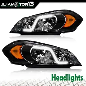 J-02hla4538bsm Jijiamotor13 Fit For 2006-2013 Chevy Impala/06-07 Monte Carlo Chrome Led Drl Headlights Lamps J-02hla4538bsm Jijiamotor13 Fit For 2006-2013 Chevy Impala/06-07 Monte Carlo Chrome Led Drl Headlights Lamps