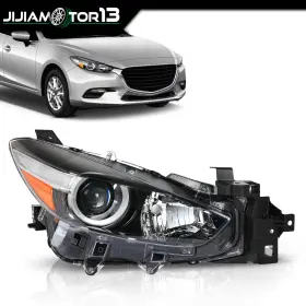 Jijia101206 Jijiamotor13 Fit For 17-18 Mazda 3 Headlights Headlamps Halogen Set Right Passenger Side