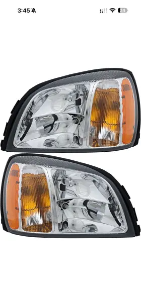 Jp-a09518 Jpautowholesale For 2004-2005 Cadillac Deville Headlight Halogen Set Driver And Passenger Side