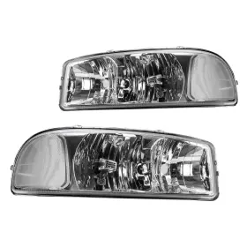 Adv482205 Kac Chrome Headlights For Gmc 2000-2006 Yukon /yukon Xl 1500 2001-2006 Sierra Adv482205 Kac Chrome Headlights For Gmc 2000-2006 Yukon /yukon Xl 1500 2001-2006 Sierra