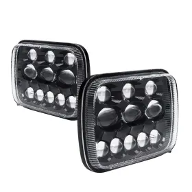 Kac196317 Kac 2pc Headlight Assembly For Blazer Savana 1500 2500 C2500 C1500 Black Clear 6.6l