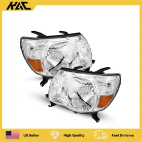 Mn809437 Kac For 2005 06 08 09 10 2011 Toyota Tacoma Clear/chrome Headlights Assembly
