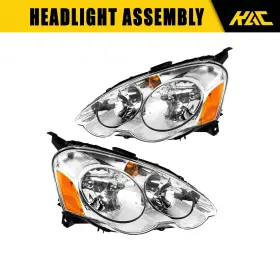 Spe490194 Kac 2pcs Headlight Assembly Chrome For 2002 - 2004 Acura Rsx Base/type-s 2.0l L4 Us Spe490194 Kac 2pcs Headlight Assembly Chrome For 2002 - 2004 Acura Rsx Base/type-s 2.0l L4 Us