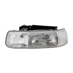 Karparts360 197238126593 For Chevy Silverado 1500/2500 Hd 2001 2002 Headlight Driver Side Halogen With Bulbs