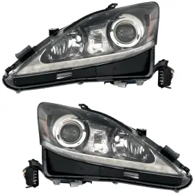 Karparts360 197726191317 For Lexus Is250/is350 2011 Headlight Driver And Passenger Side Pair Capa
