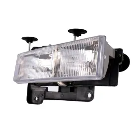 Alx-pau-rb-1590001-cl360a57 Karparts360 For Gmc K3500 1994-2000 Headlight Clear Lens Plastic 12.8 Voltage