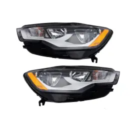Au2502171 Karparts360 For Audi A6 Quattro 2012 Headlight Driver And Passenger Side Pair Capa Clear Lens