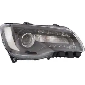 Clx-m0-20-9299-90-cl360a55 Karparts360 For Chrysler 300 Headlight 2015 2016 2017 Passenger Side With Led Black Bezel