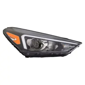 Karparts360 Clx-m0-321-1183r-ac2-cl360a50 For Hyundai Tucson 2019-2021 Headlight Passenger Side Halogen Clear Lens - Capa