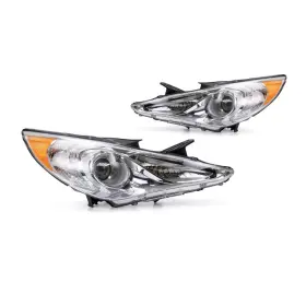 Hy2502157 Karparts360 For Hyundai Sonata 2011-2014 Headlight Driver And Passenger Side Pair Capa Chrome Hy2502157 Karparts360 For Hyundai Sonata 2011-2014 Headlight Driver And Passenger Side Pair Capa Chrome