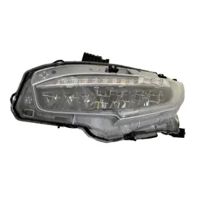 Llx-ho2502199c-cl360a70 Karparts360 For Honda Civic 2020 2021 Headlight Driver Side Capa Clear Lens Black Housing