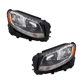 Llx-pair-mb2502244c-cl360a71 Karparts360 For Mercedes-benz Glc43 Amg 2017-2019 Headlight Driver&passenger Side Pair Capa