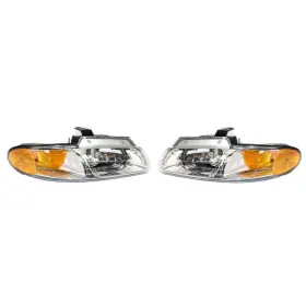 Mlx-pair-she346-153l-cl360a52 Karparts360 For Plymouth Grand Voyager 2000 Headlight Assembly Driver And Passenger Side Pair Mlx-pair-she346-153l-cl360a52 Karparts360 For Plymouth Grand Voyager 2000 Headlight Assembly Driver And Passenger Side Pair