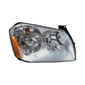 Mlx-she108-150cql-cl360a50 Karparts360 For Dodge Magnum 2005 2006 2007 Headlight Driver Side 5.7l Chrome Bezel Capa
