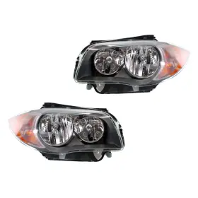 Plx-m0-20-12490-00-9-cl360a55 Karparts360 For Bmw 128i/135i 2008-2011 Headlight Driver And Passenger Side Pair Capa