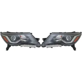 Plx-m0-20-9902-90-cl360a55 Karparts360 For Nissan Pathfinder Headlight 2017-2019 Pair Passenger And Driver Led Low Beam