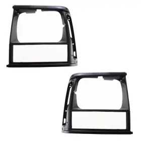 Plx-m0-usa-5067-1-cl360a70 Karparts360 For Jeep Cherokee 1991-1996 Headlight Door Driver And Passenger Side Pair