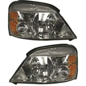 Plx-m0-usa-f100118-cl360a71 Karparts360 For Mercury Monterey Headlight 2004-2007 Driver And Passenger Pair/set Halogen