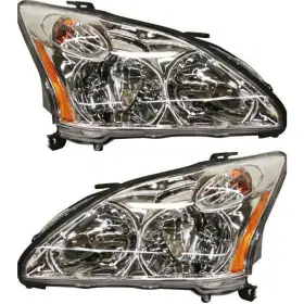 Plx-m0-usa-l100130-cl360a70 Karparts360 For Lexus Rx330 Headlight 2004 2005 2006 Passenger And Driver Pair/set Halogen