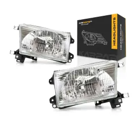 To2502128 Karparts360 For Toyota 4runner 1999-2002 Headlights Driver And Passenger Side Pair Capa