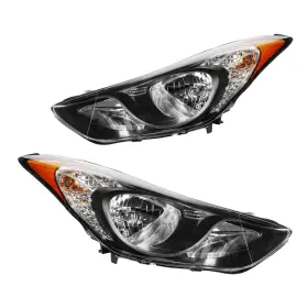 6657lah5842us Kax Autosity Headlights Assembly A Pair Waterproof Pc Clear Lens Black Housing Co 6657lah5842us Kax Autosity Headlights Assembly A Pair Waterproof Pc Clear Lens Black Housing Co