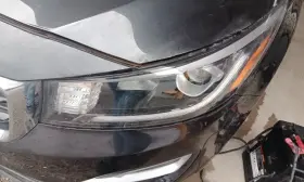 114-10554l Kia Driver Headlight Halogen Projector With Led Accent Fits 19-20 Sedona 611131