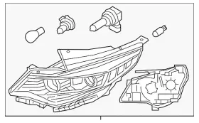 92102-a8060 Kia Genuine Composite Assembly 92102-a8060 Kia Genuine Composite Assembly
