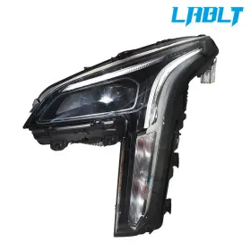 Om157860oc Lablt Left Side Headlight Headlamp Chrome Halogen For 2019-2021 Cadillac Xt4