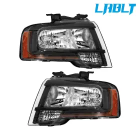 Om343359oc Lablt Left Right Side Headlights Without Lens Halogen For 2015-2017 Ford Expedition