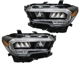 Gre111605 Labwork Pair Headlights Full Led For 2020-22 2023 Toyota Tacoma Limited/trd Lh&rh Side Gre111605 Labwork Pair Headlights Full Led For 2020-22 2023 Toyota Tacoma Limited/trd Lh&rh Side