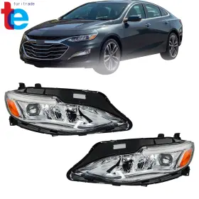 Tr48788 Labwork Headlight For Chevrolet Malibu 2019 2020 2021 Led Type Left Right Side Black