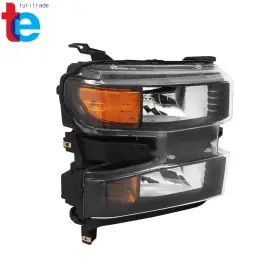 Tr52728 Labwork Headlight For Chevy Silverado 1500 2019-2021 Halogen Black Housing Right Side Tr52728 Labwork Headlight For Chevy Silverado 1500 2019-2021 Halogen Black Housing Right Side