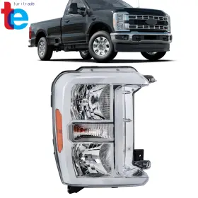 Tr69448 Labwork Halogen Type Headlight For Ford F250 F350 Superduty 2023-2024 Chrome Housing Rh
