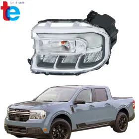 Tr75778 Labwork Driver Lh For Ford Maverick Lariat 22-24 Led Headlight Chrome Housing With Drl