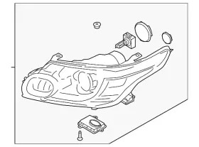 Lr087289 Land-rover Genuine Composite Assembly Lr087289 Land-rover Genuine Composite Assembly