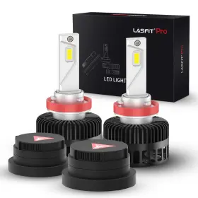 Profd03l Lasfit Custom H11 Led Headlights Bulbs Low Beam For Ford Escape 2014-2016 White