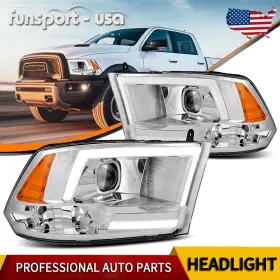 Ledkingdomus 764283256461 Led Drl Headlights For 2009-2012 Dodge Ram 1500 2500 3500 Projector Quad Lamps Ledkingdomus 764283256461 Led Drl Headlights For 2009-2012 Dodge Ram 1500 2500 3500 Projector Quad Lamps