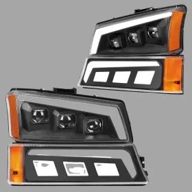 Beyshvkp3q Ledkingdomus Headlights Bumper Lamp For 2003-06 Silverado 1500 Avalanche Led Drl Projector Beyshvkp3q Ledkingdomus Headlights Bumper Lamp For 2003-06 Silverado 1500 Avalanche Led Drl Projector