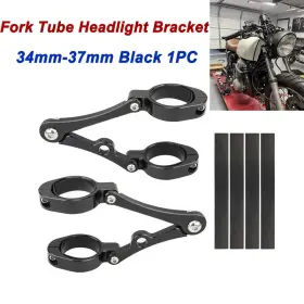 Mp02-002-0004b-37mm-le Lenkdou Universal For 34mm-37mm Motorcycles Fork Tube Headlight Bracket Head Lamp Holder