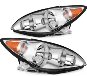 To2502177-i Lujuntec Headlamp For Toyota Camry 2005-2006 Front Chrome Replacement Headlights Assembly To2502177-i Lujuntec Headlamp For Toyota Camry 2005-2006 Front Chrome Replacement Headlights Assembly