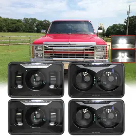 C0034-240515 Lx-light For Chevy Silverado 1500/2500/3500 1985 1986 1987 4pcs 130w 4x6 Inch Led Headlight C0034-240515 Lx-light For Chevy Silverado 1500/2500/3500 1985 1986 1987 4pcs 130w 4x6 Inch Led Headlight