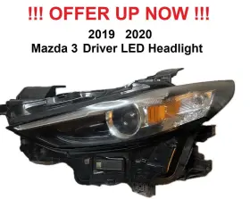 Bcjh-51040 Mazda 2019 2020 3 Lh Left Driver Led Headlight Non-afs Genuine Oem Bcjh-51040 Mazda 2019 2020 3 Lh Left Driver Led Headlight Non-afs Genuine Oem